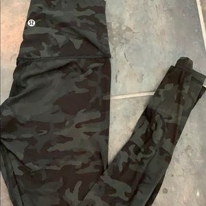 Camo Align lululemon pants